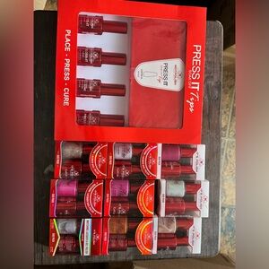 Gel nail system and duo polish kit